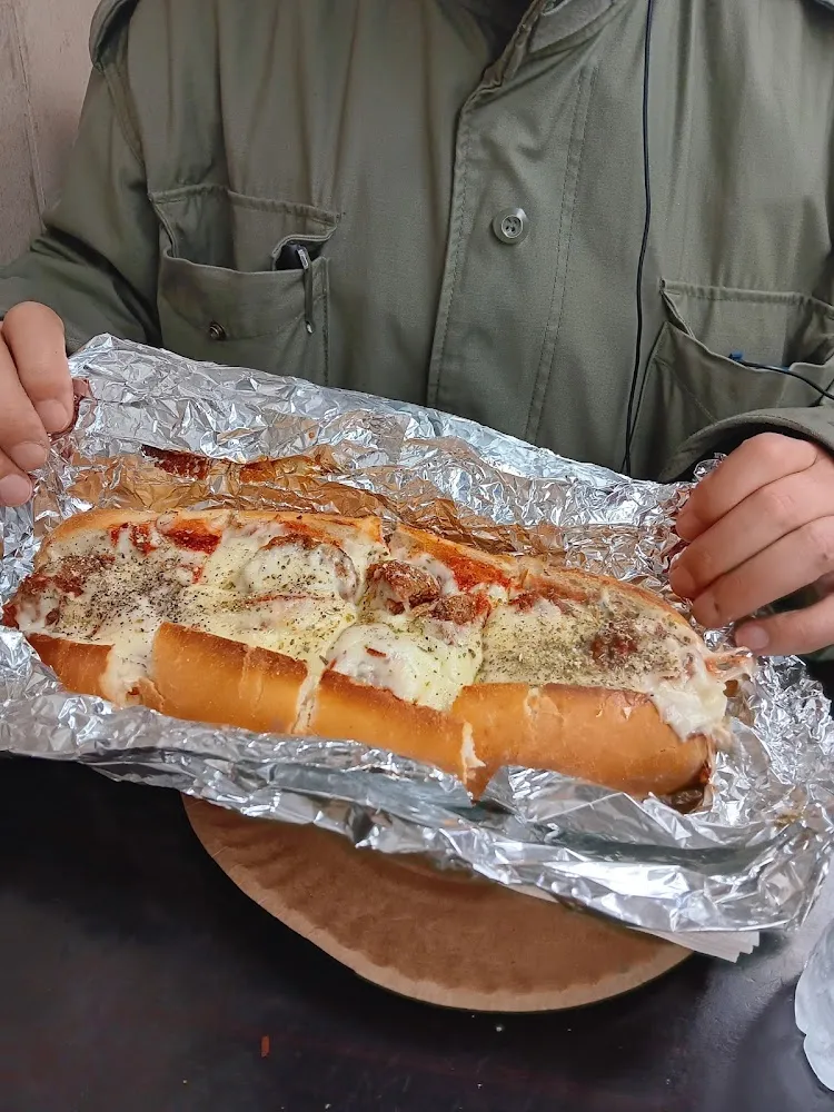 Meatball Parmesan with Extra Cheese Pizza