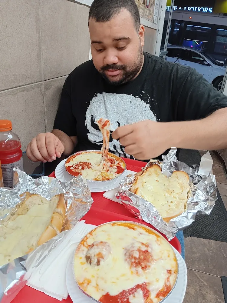 Meatball Parmigiana with Spaghetti and Cheese